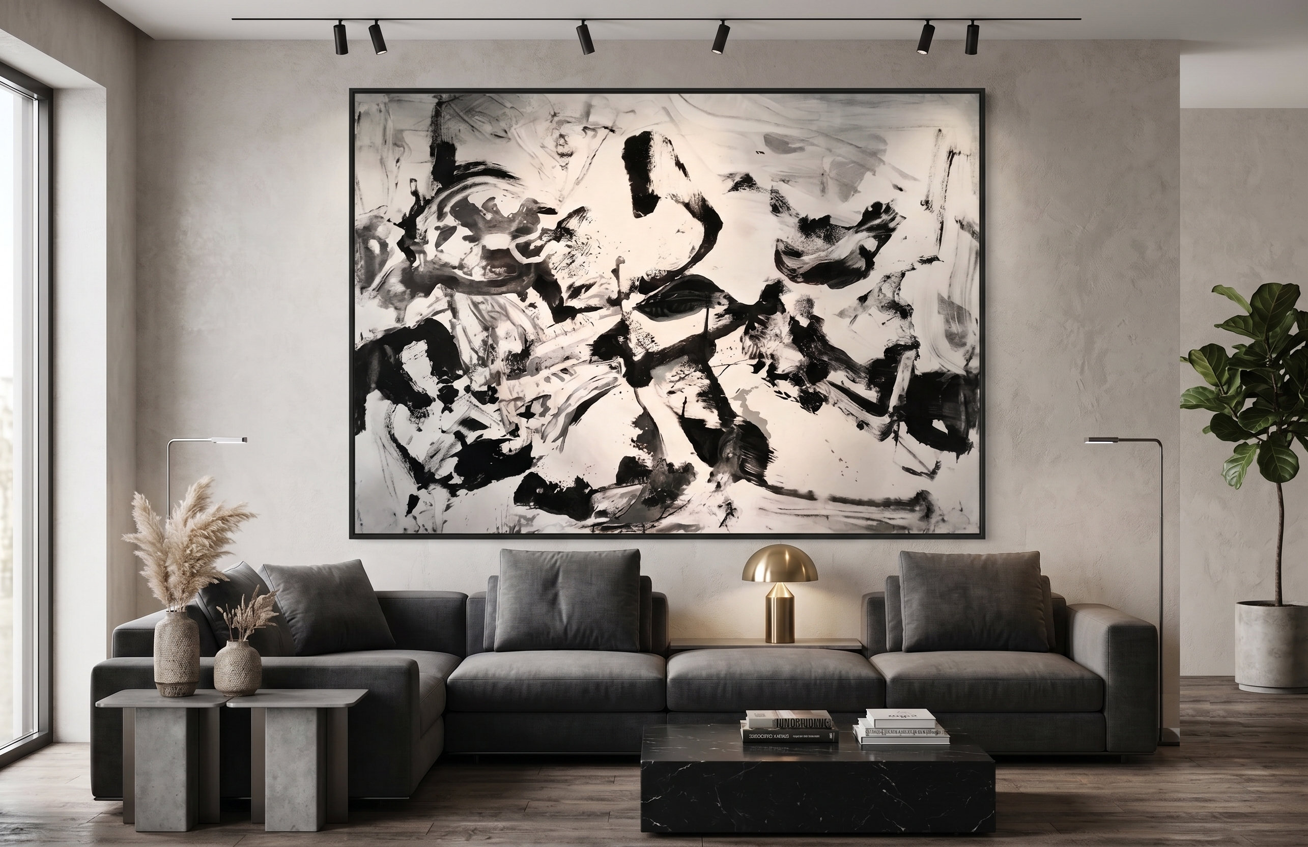 Blanco y negro — instalación